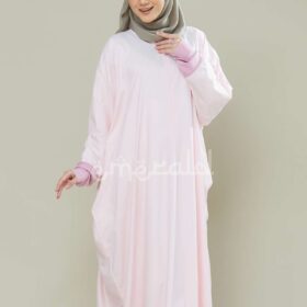 Jubah Solat Maryam - Soft Pink